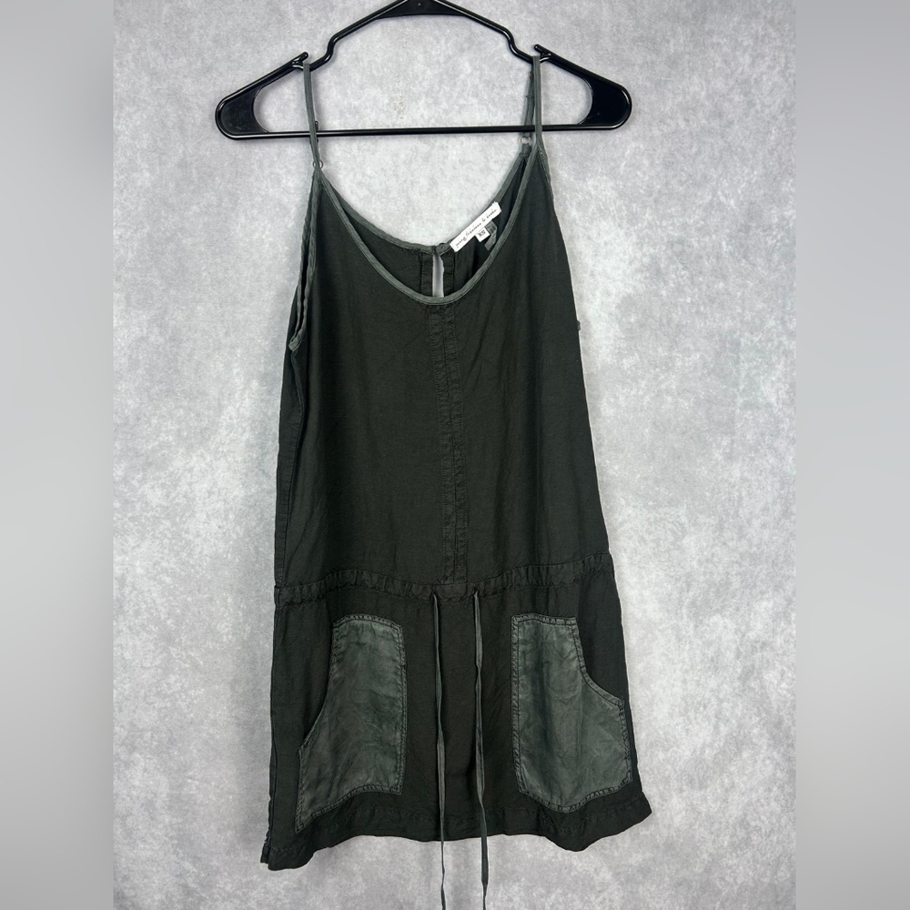 Young‎ Fabulous & Broke YFB Grey Linen Lightweight Denim Ash Mini Dress XS